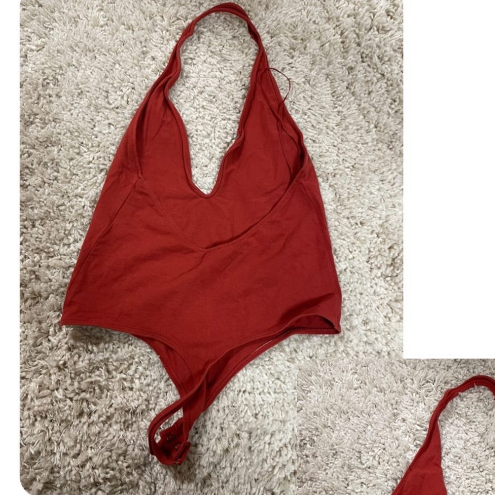 Express thong bodysuit in rust 😍